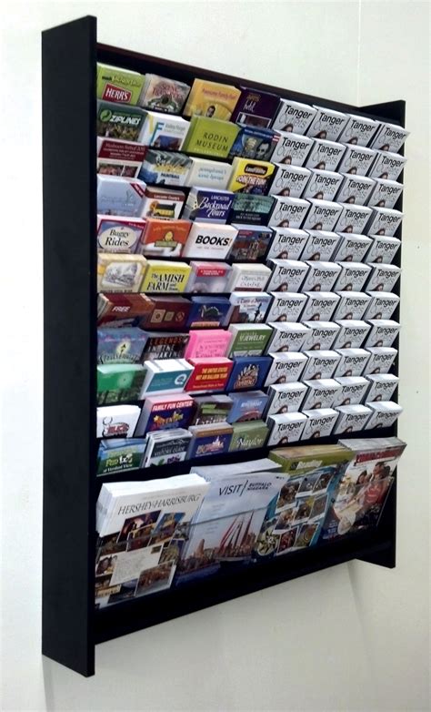 wall mounted brochure racks.